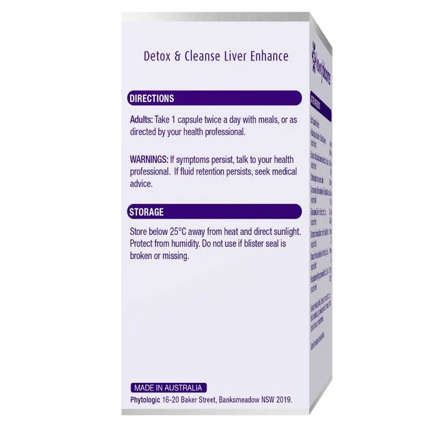 Henry Blooms Detox & Cleanse Liver Enhance 60 capsules - Image 2