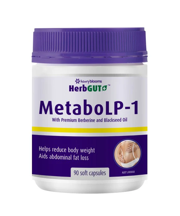 Henry Blooms HerbGUT+ MetabolP-1 90 capsules