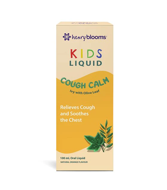 Henry Blooms Kids Liquid Cough Calm Ivy w/ Olive leaf 100ml