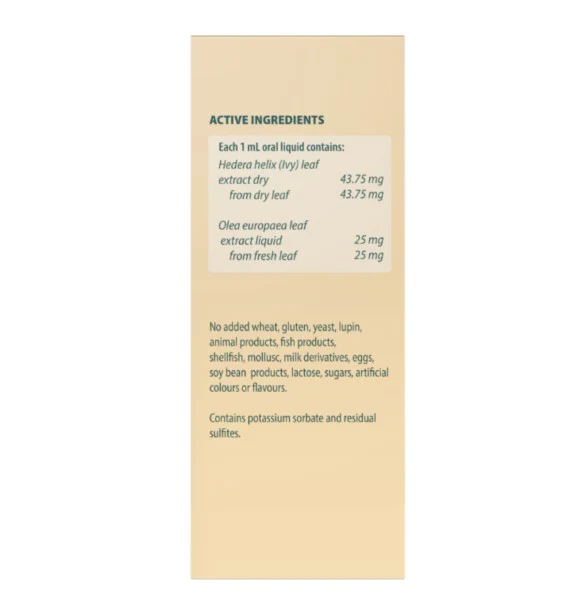 Henry Blooms Kids Liquid Cough Calm Ivy w/ Olive leaf 100ml - Image 3