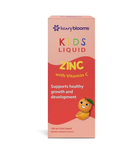 Henry Blooms Kids Liquid Zinc with Vitamin C 100ml