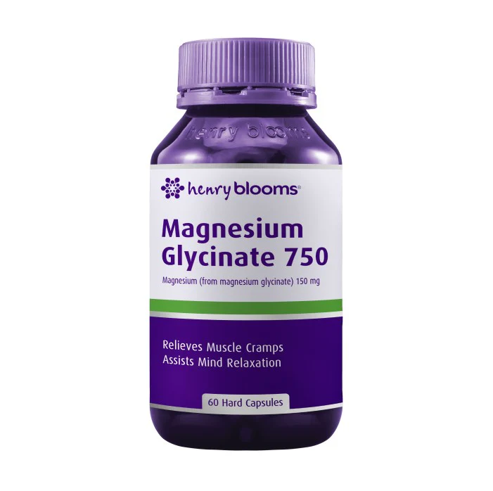 Henry Blooms Magnesium Glycinate 750 60 capsules
