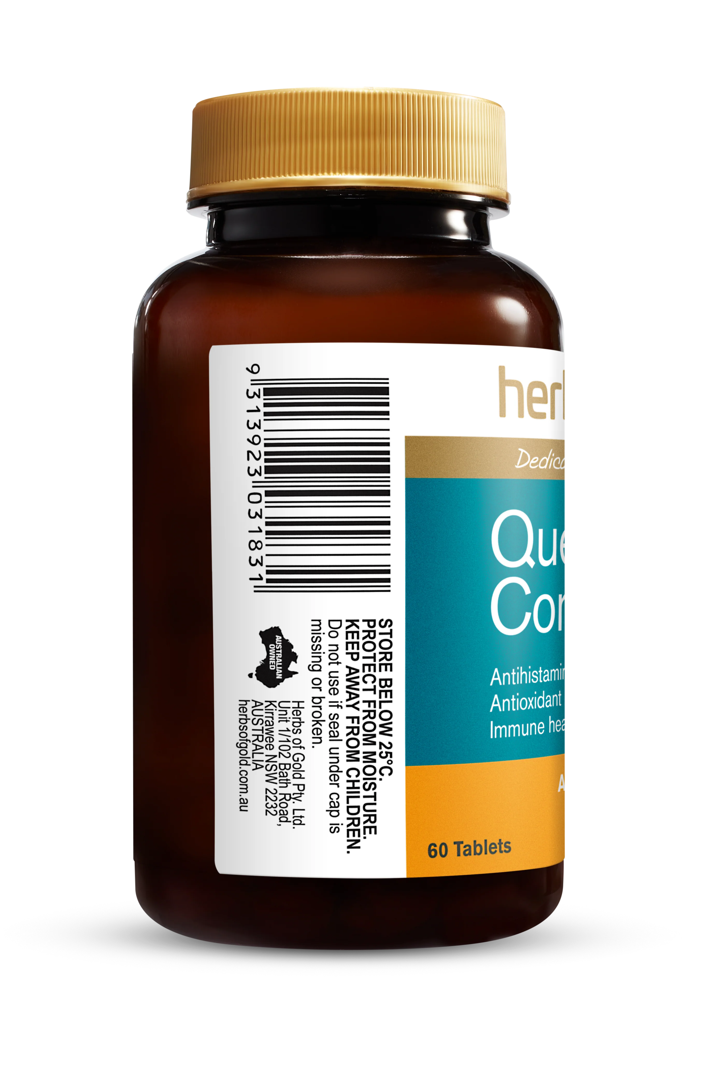 Herbs of Gold Quercetin Complex 60 tablets - Image 3