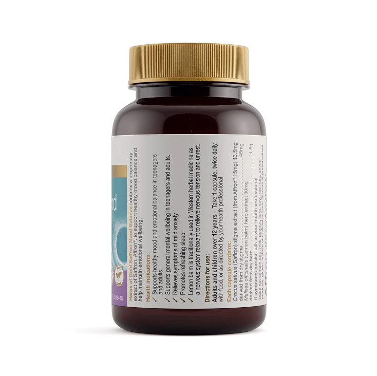 Herbs of Gold Saffron Mood Balance 60 capsules - Image 2