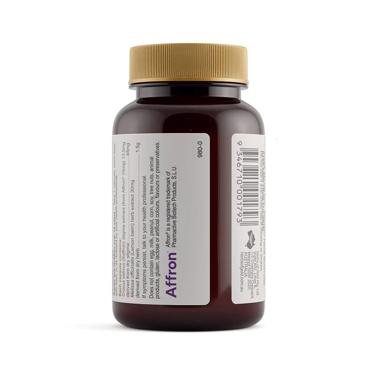 Herbs of Gold Saffron Mood Balance 60 capsules - Image 3
