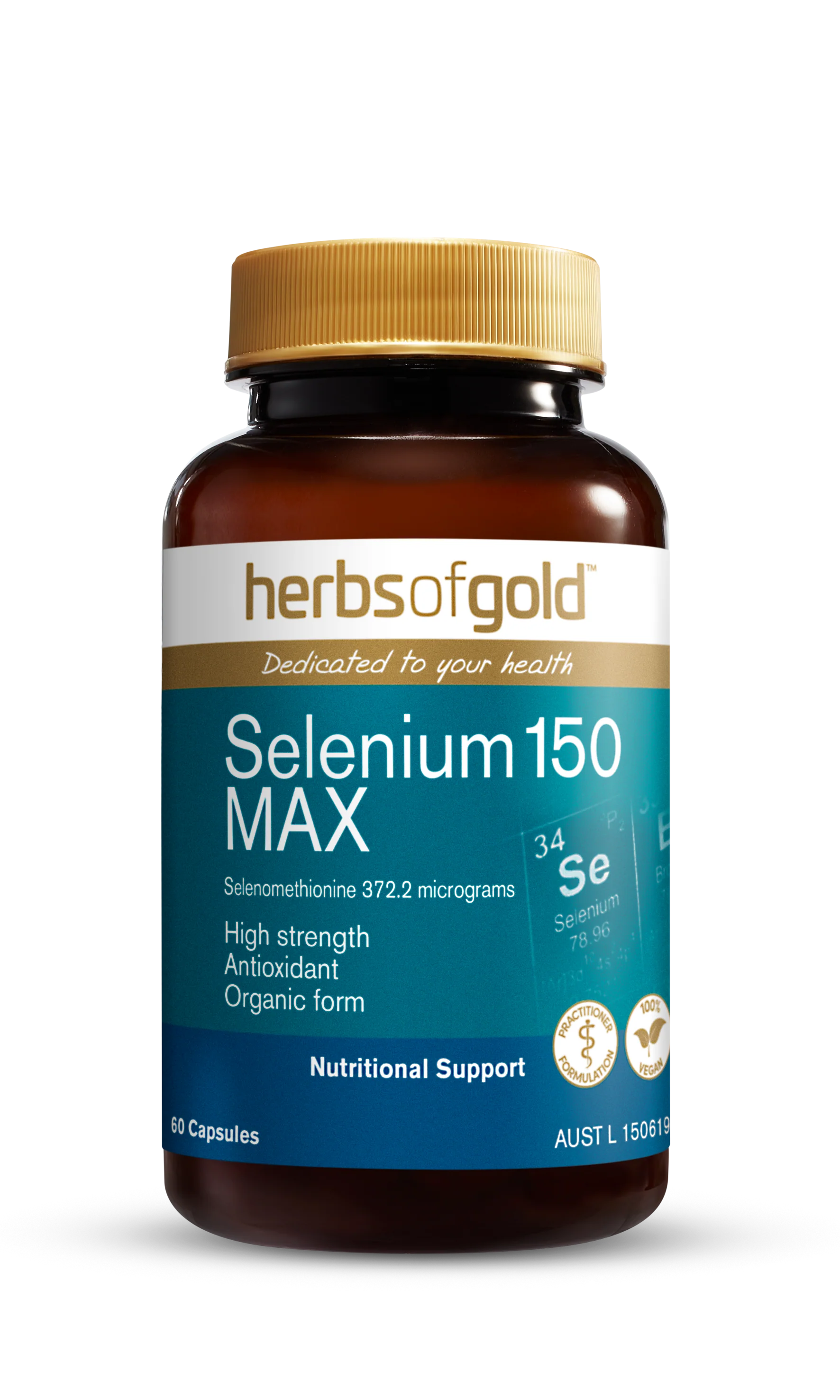 Herbs of Gold Selenium 150 Max 60 capsules