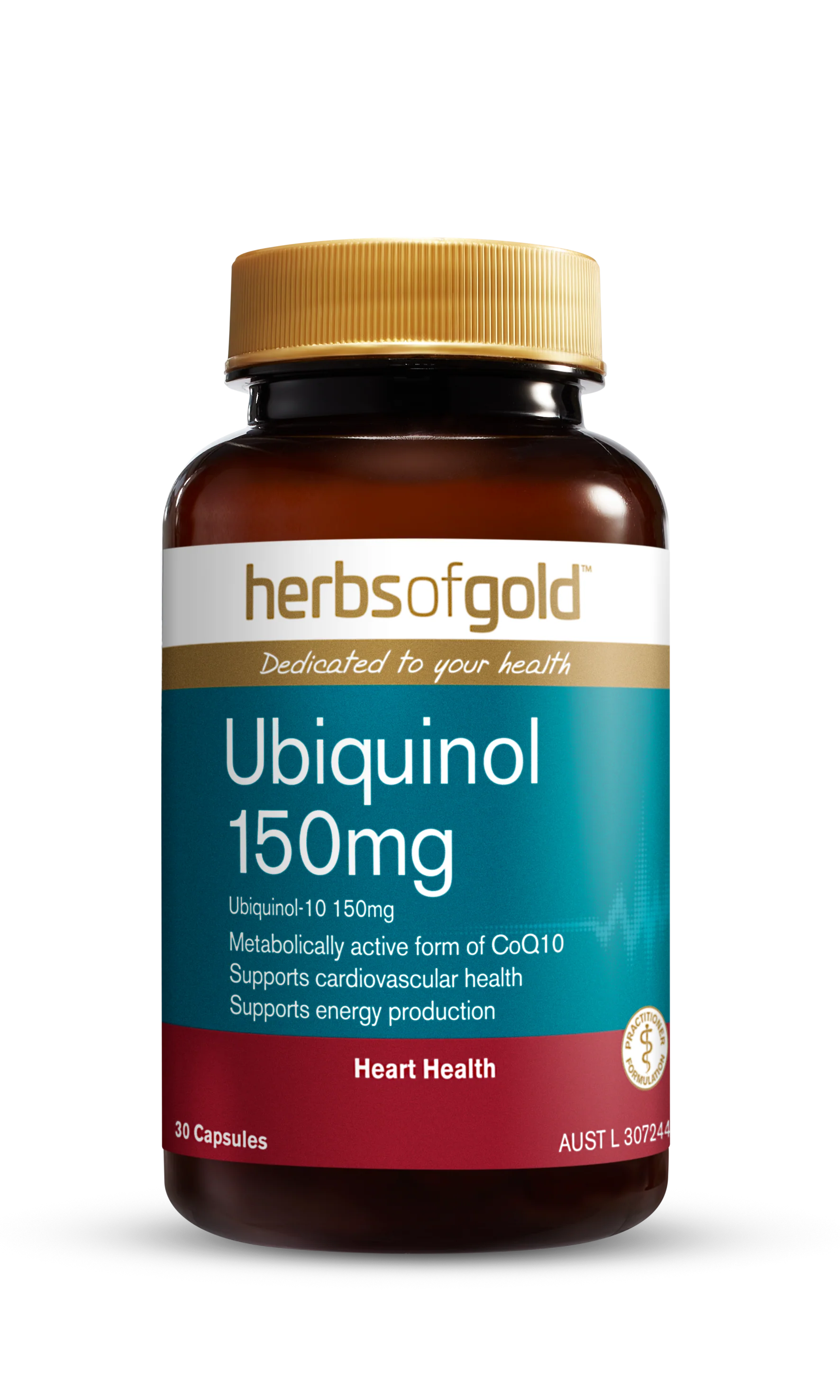Herbs of Gold Ubiquinol 150mg
