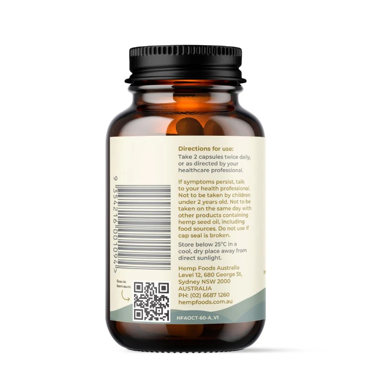 HFA Pain Relief Capsules with Hemp Gold® Seed Oil 60 Caps - Image 3