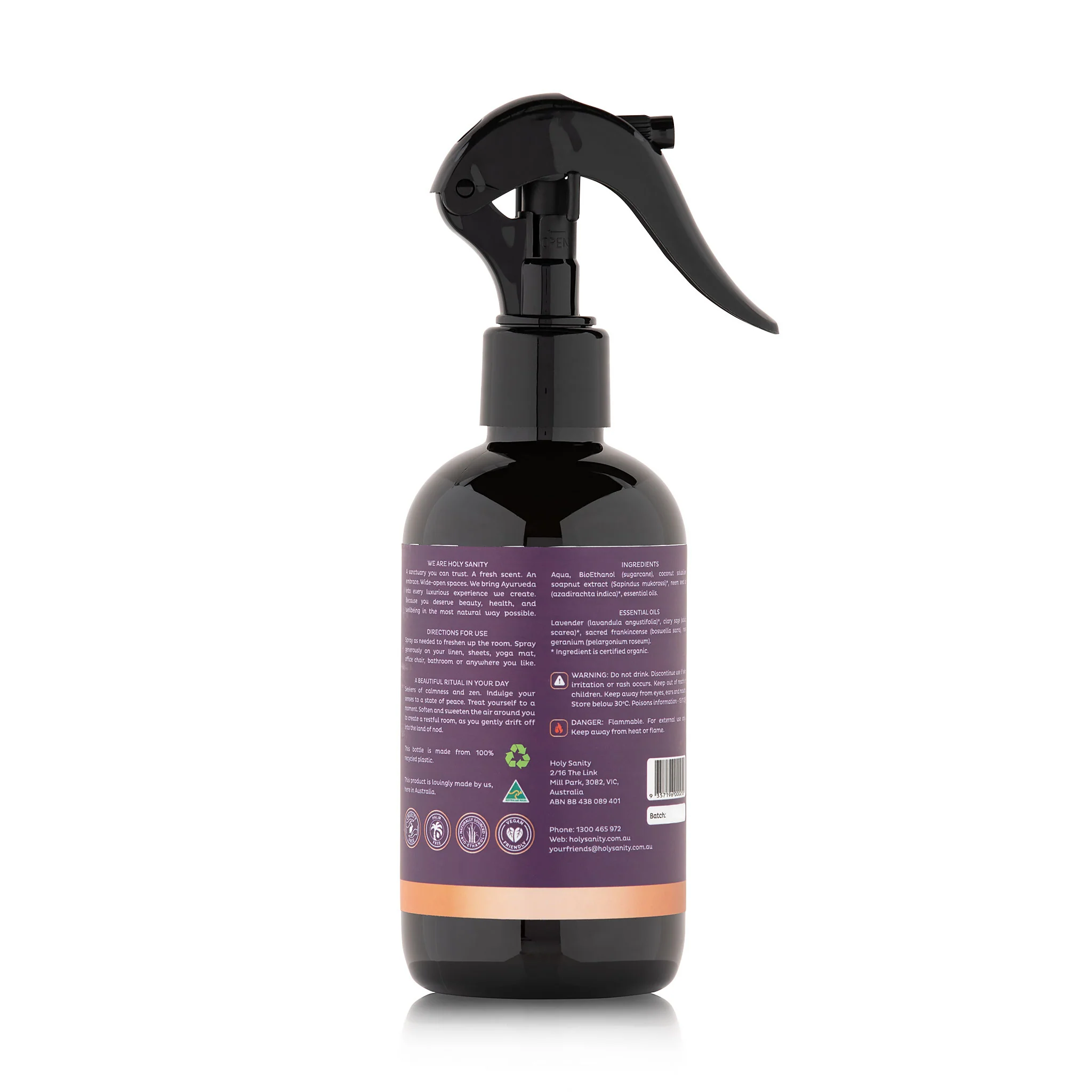 Holy Sanity Mist Linen & Room Spray Morning 250ml - Image 2