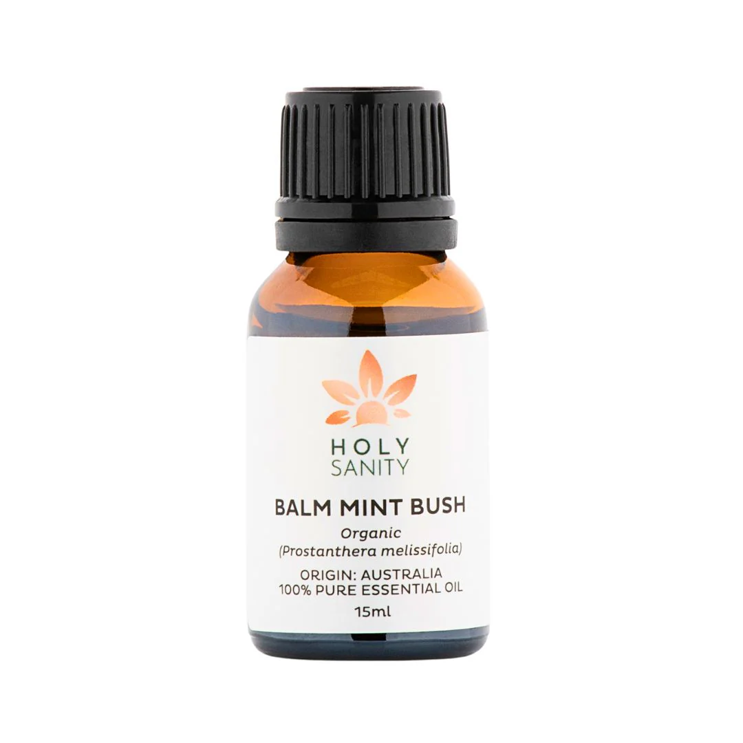 Holy Sanity Organic Essential Oil Balm Mint Bush 15ml