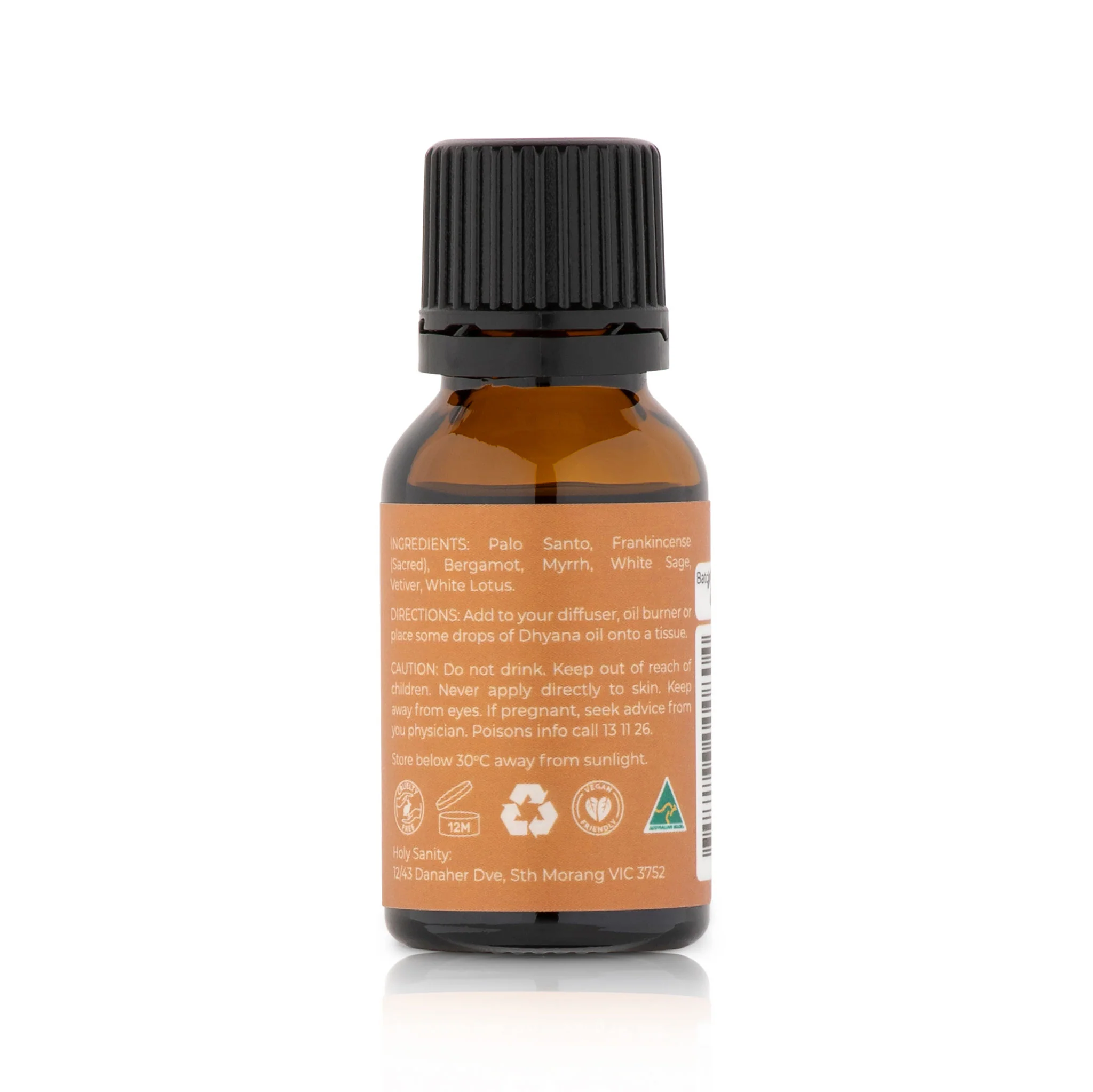 Holy Sanity Organic Essential Oil Blend Dhyana Meditate 15ml - Image 2