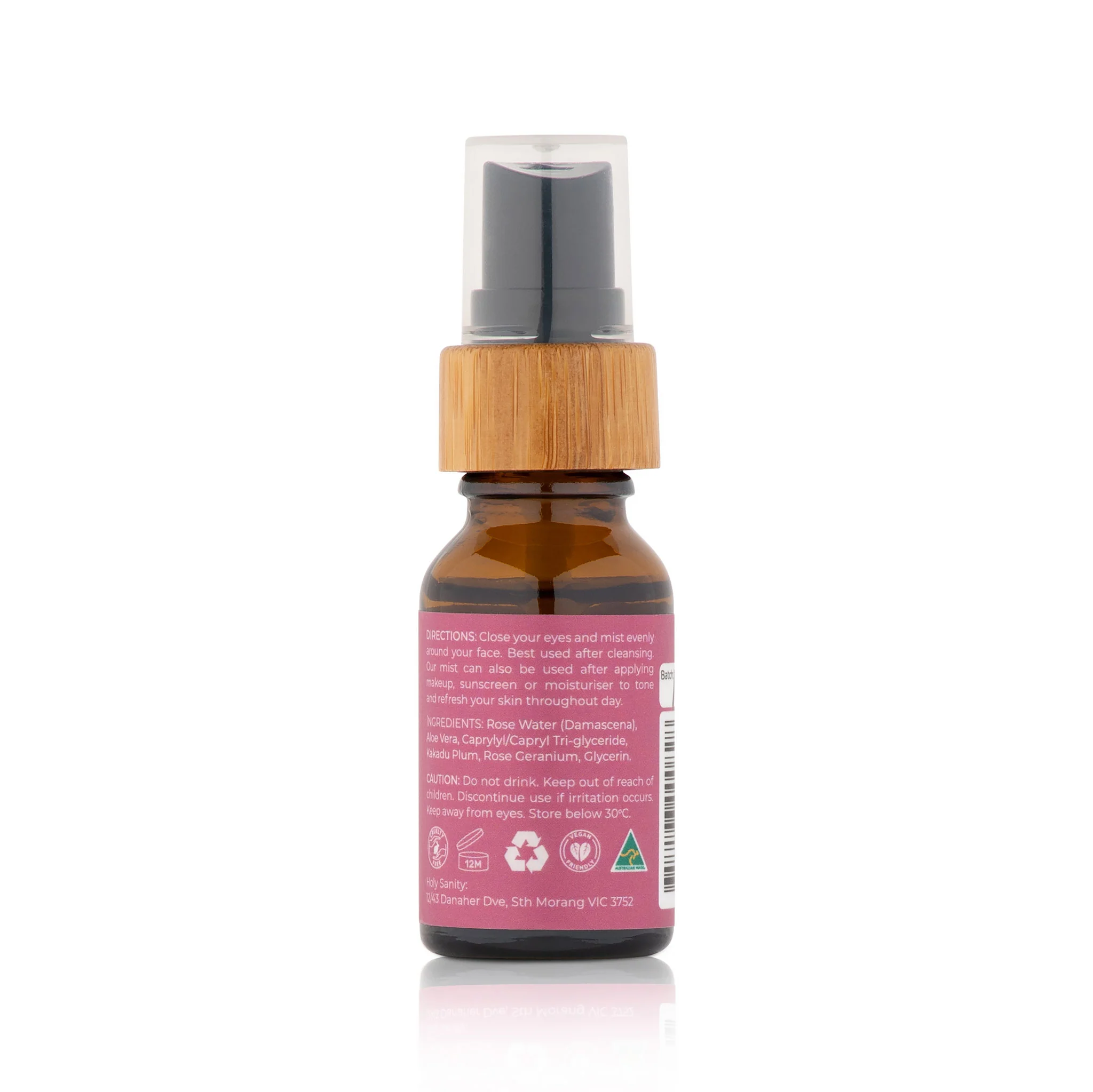 Holy Sanity Rose Water Toning Face Mist - Image 2