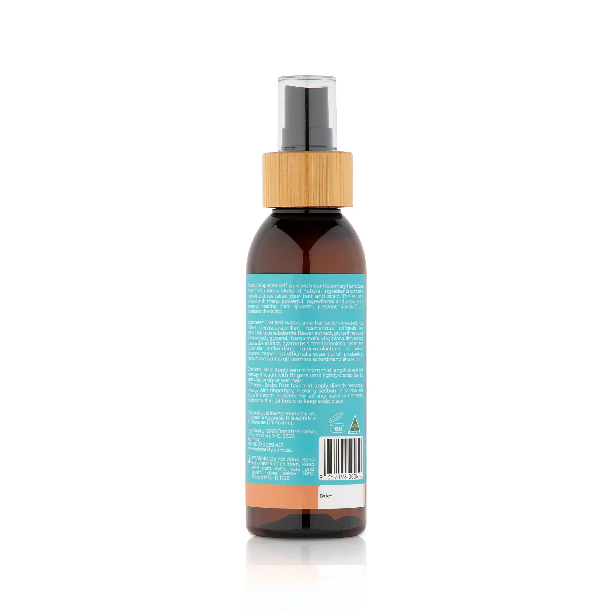 Holy Sanity Rosemary Hair & Scalp Serum 125ml - Image 2