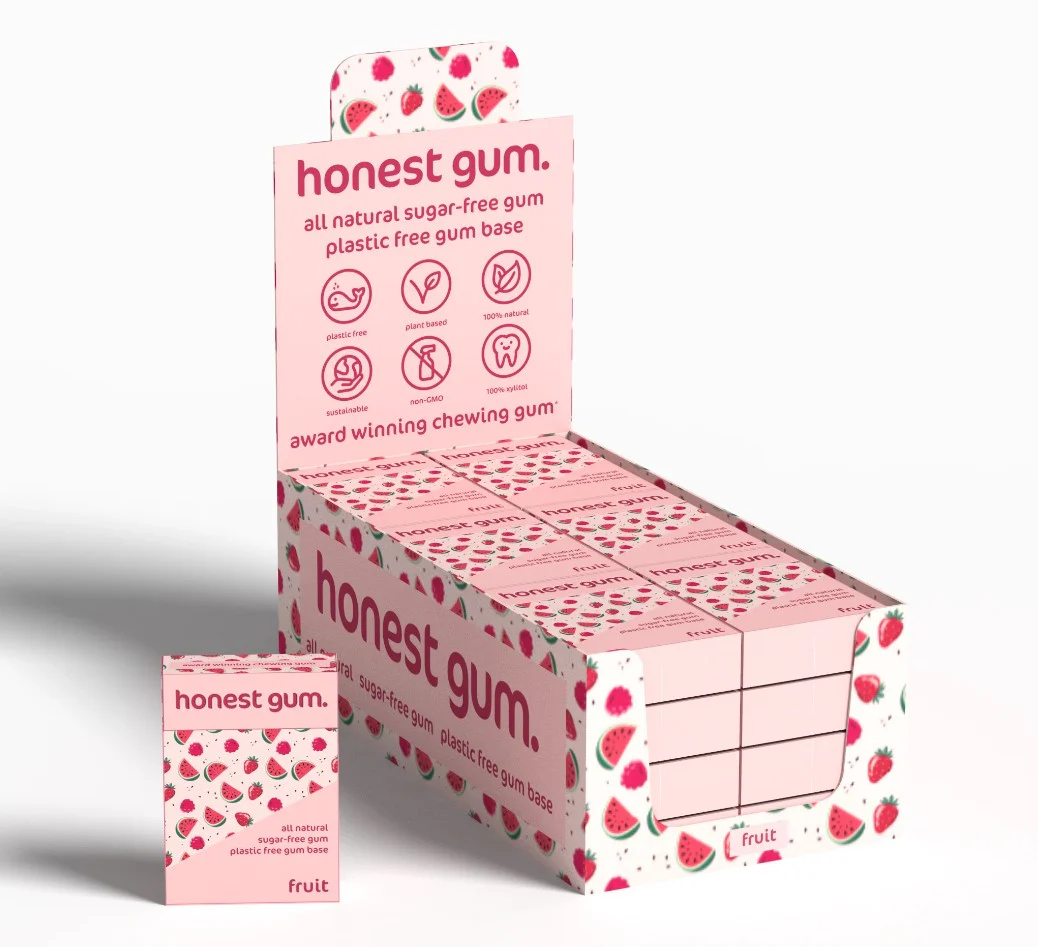 Honest Gum Chewing Gum 15pcs (21g) x 20 - Image 2