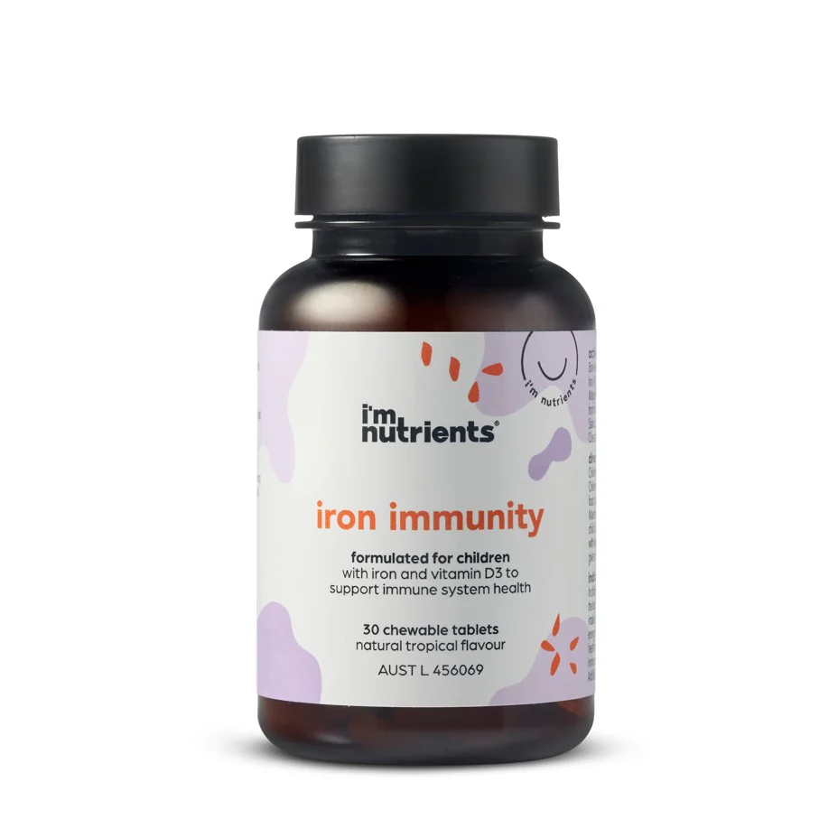 I’m Nutrients Iron Immunity Children’s Chewable Tablets