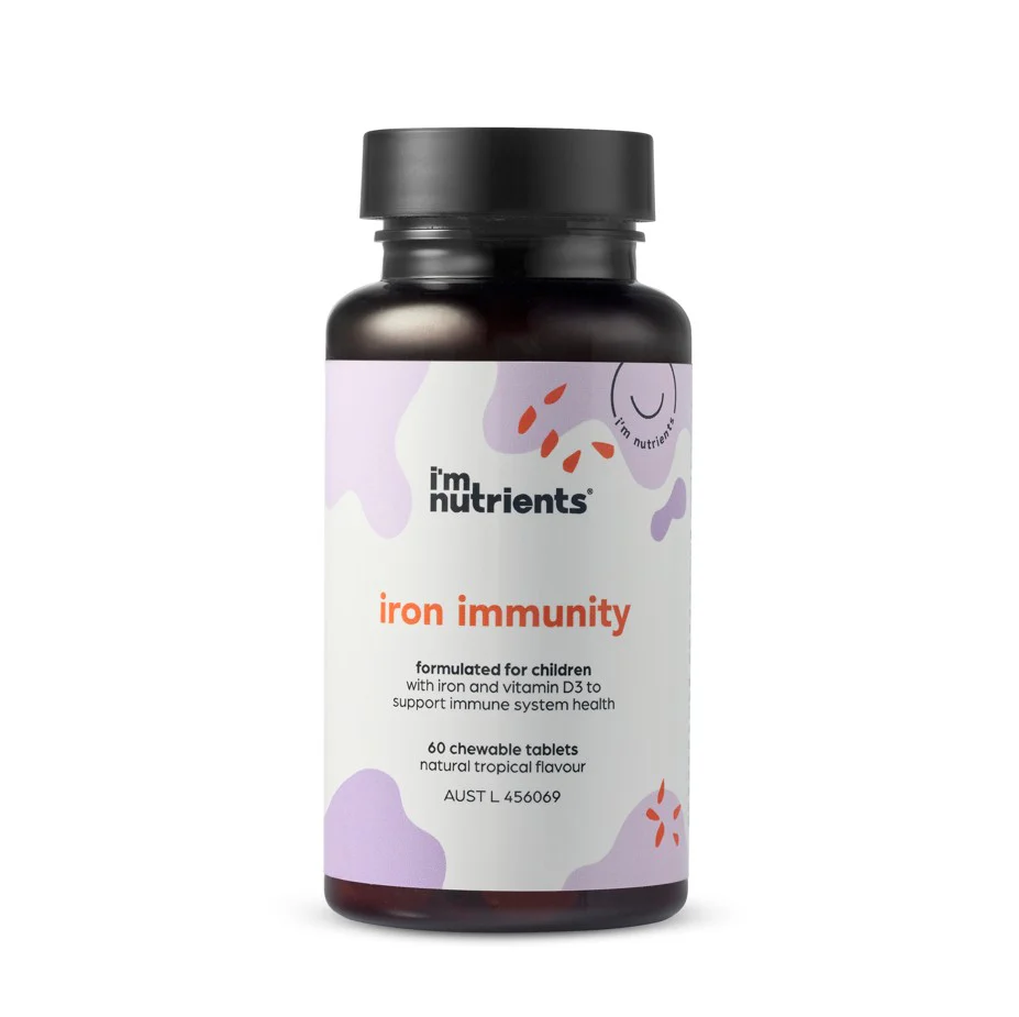 I’m Nutrients Iron Immunity Children’s Chewable Tablets - Image 2