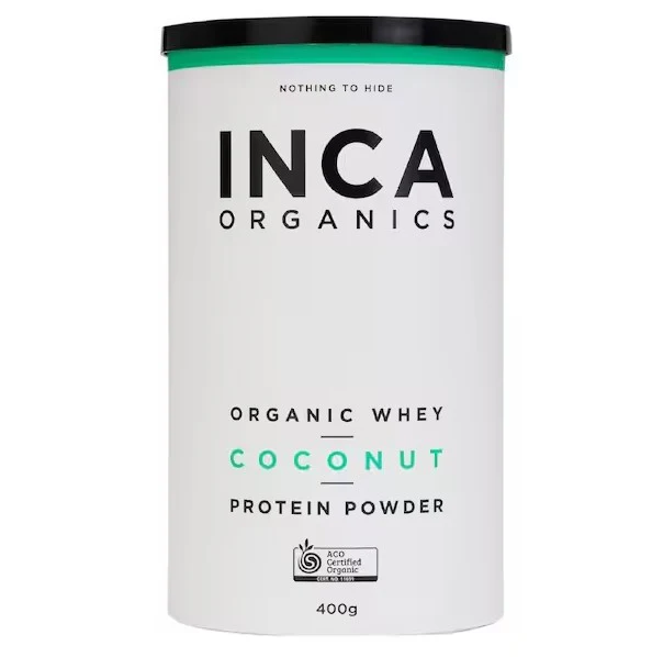Inca Organics Organic Whey Protein Powder Coconut