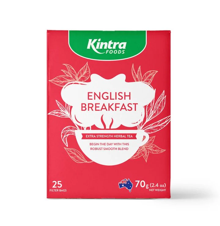 Kintra Foods English Breakfast 25 Teabags