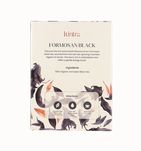 Kintra Foods Formosan Organic Black 32 Tea Bags - Image 2