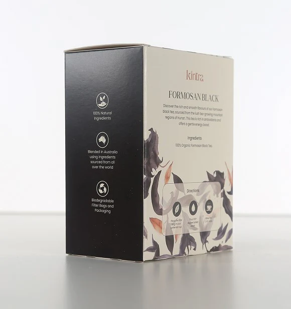Kintra Foods Formosan Organic Black 32 Tea Bags - Image 3
