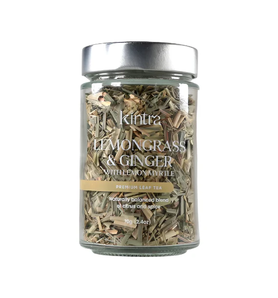 Kintra Foods Lemongrass & Ginger with Lemon Myrtle Loose Leaf Tea 70g
