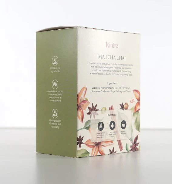 Kintra Foods Matcha Chai 25 Tea Bags - Image 3