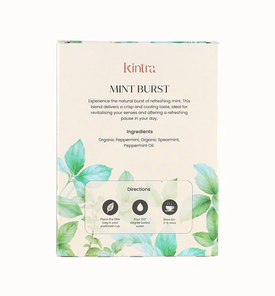 Kintra Foods Mint Burst 25 Tea Bags - Image 2