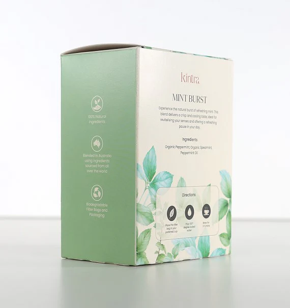 Kintra Foods Mint Burst 25 Tea Bags - Image 3