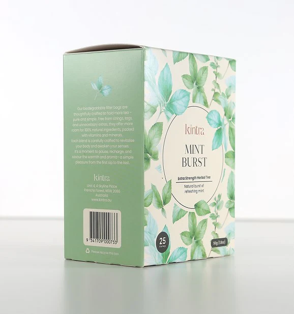 Kintra Foods Mint Burst 25 Tea Bags - Image 4