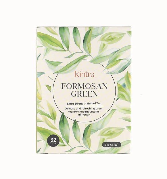 Kintra Foods Organic Formosan Green 32 Tea Bags