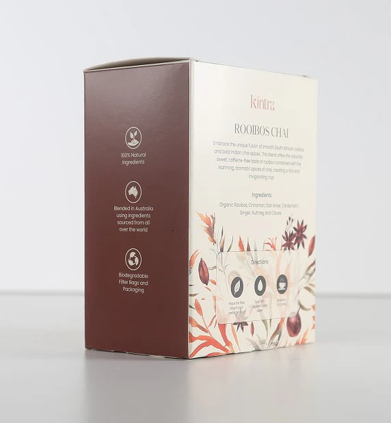 Kintra Foods Organic Rooibos Chai 32 Tea Bags - Image 3