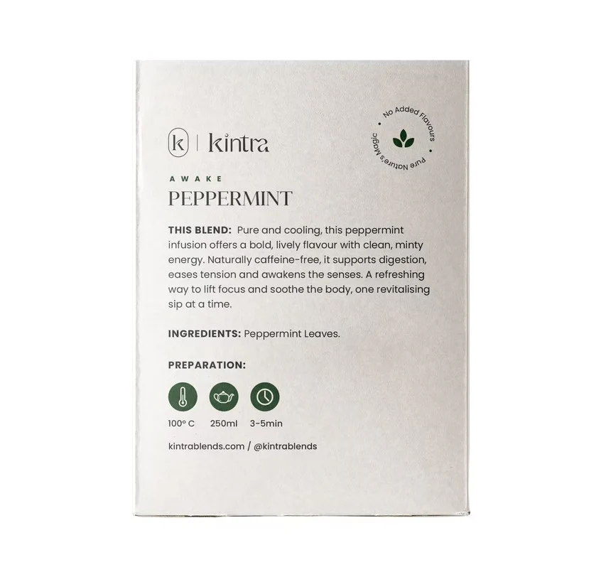 Kintra Foods Peppermint 50g 25 Tea Bags - Image 2