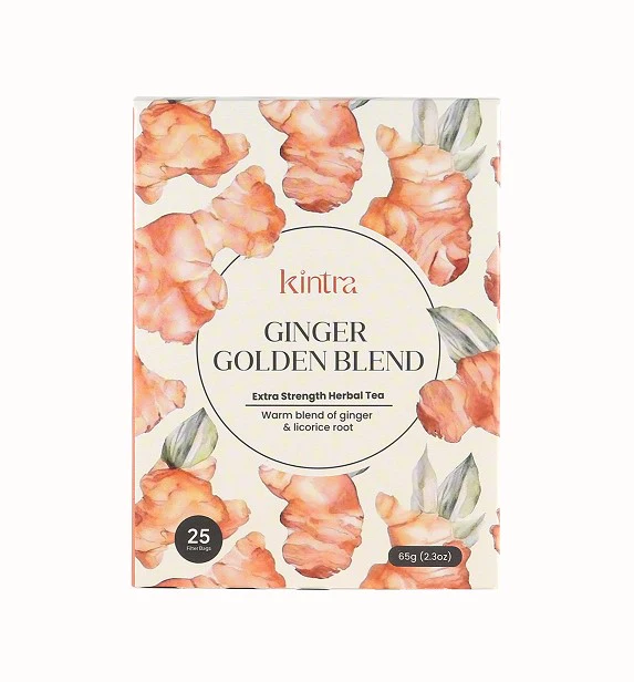 Kintra Foods Tea Ginger Golden Blend Bags 25 Tea Bags