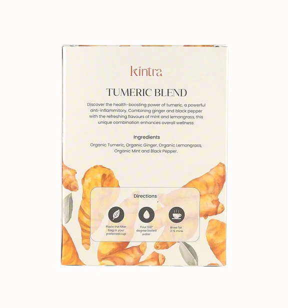 Kintra Foods Turmeric Herbal Tea 25 Teabags - Image 2