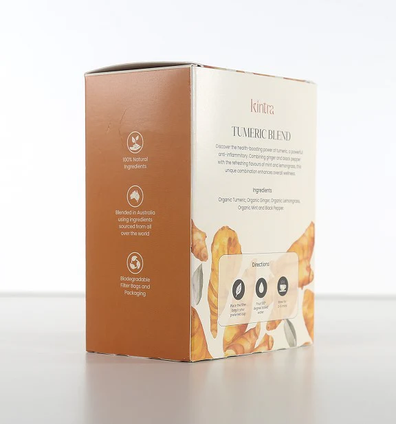Kintra Foods Turmeric Herbal Tea 25 Teabags - Image 4