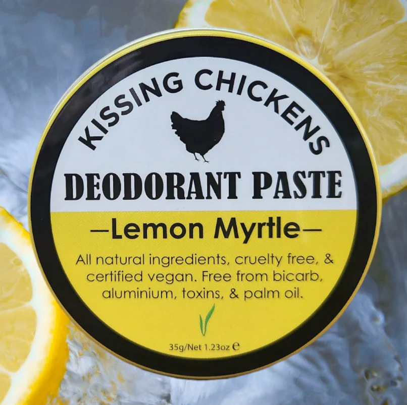 Kissing Chickens Natural Deodorant Paste Lemon Myrtle 35g - Image 3