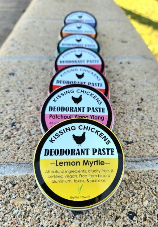 Kissing Chickens Natural Deodorant Paste Lemon Myrtle 35g - Image 4