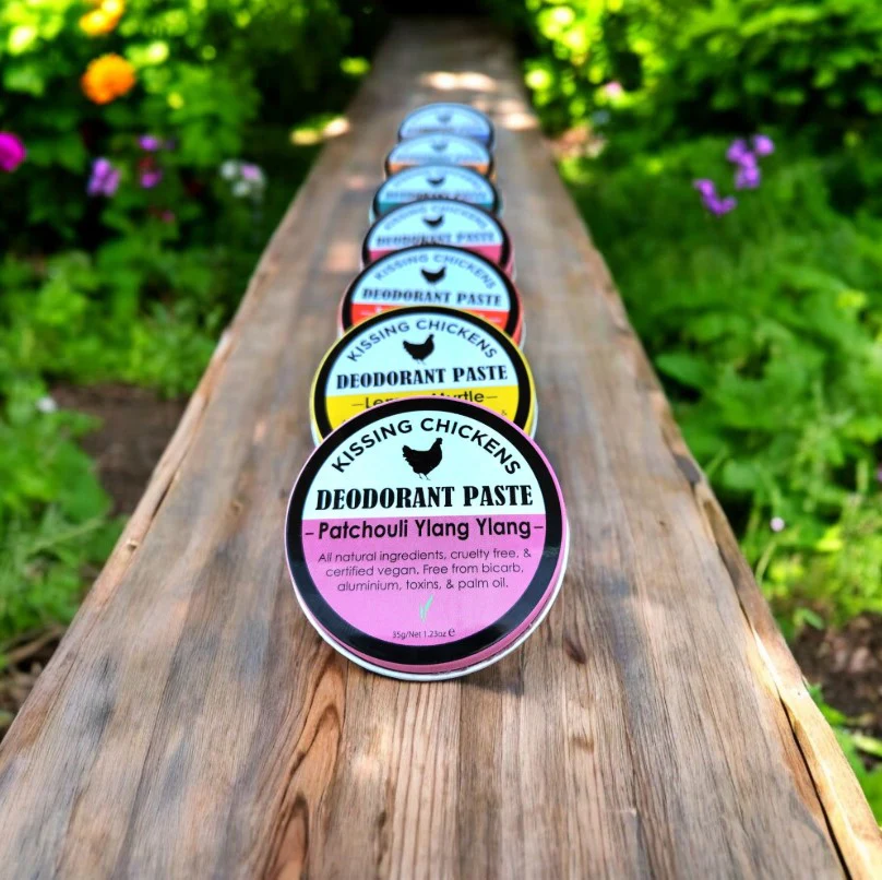 Kissing Chickens Natural Deodorant Paste Patchouli & Ylang Ylang 35g - Image 4