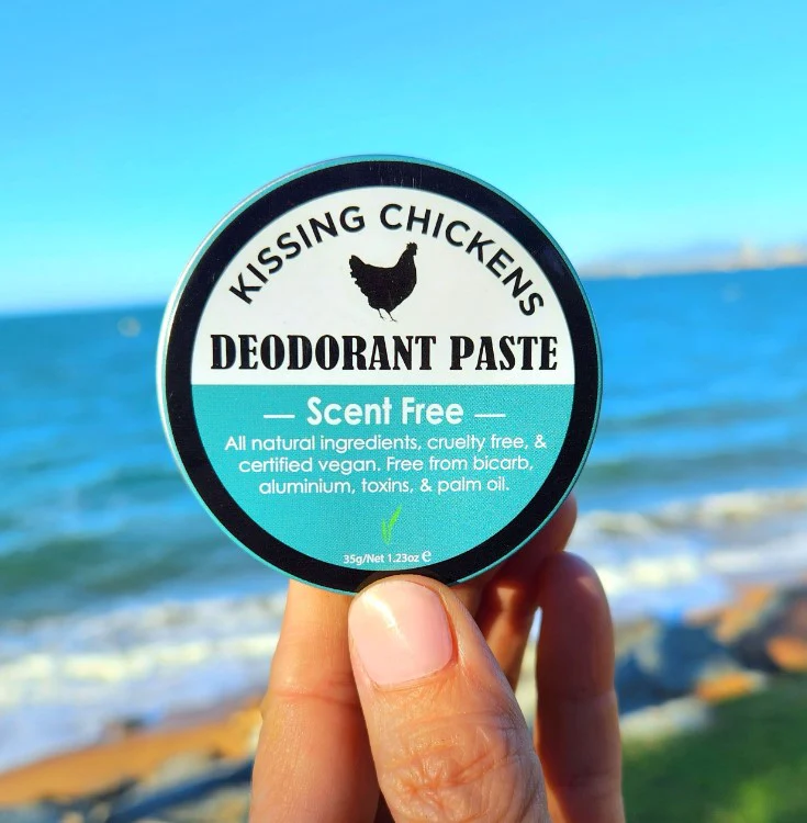 Kissing Chickens Natural Deodorant Paste Scent Free 35g - Image 3