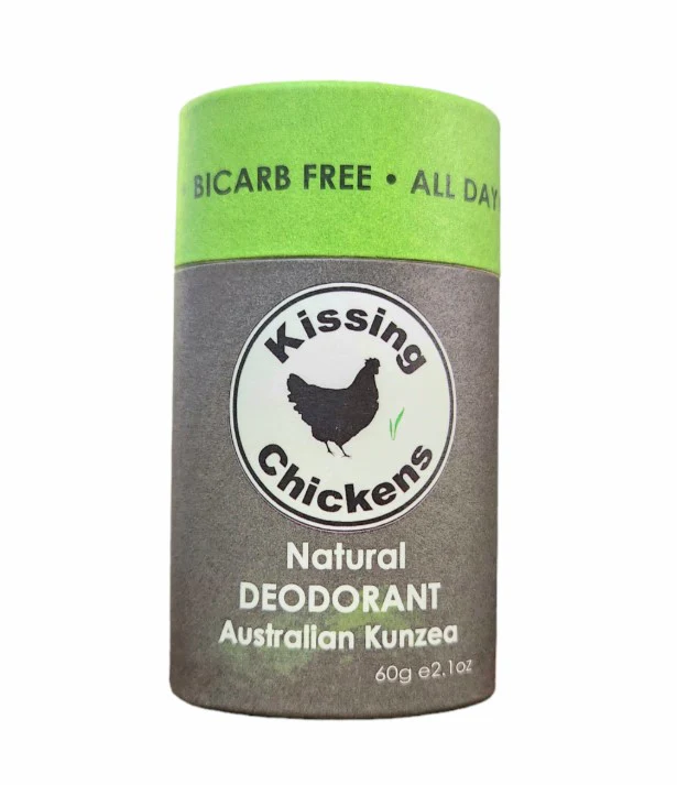 Kissing Chickens Natural Deodorant Stick Australian Kunzea 60g