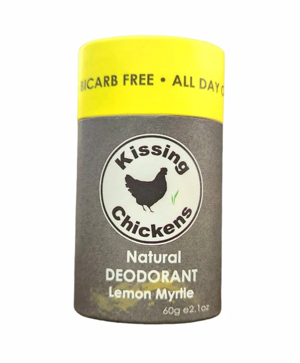 Kissing Chickens Natural Deodorant Stick Lemon Myrtle 60g