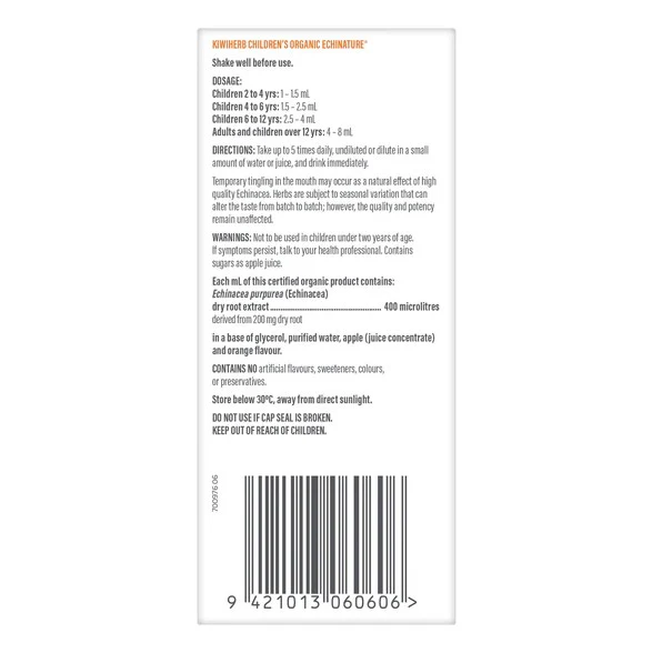 Kiwiherb Children's Organic Echinature - Image 3