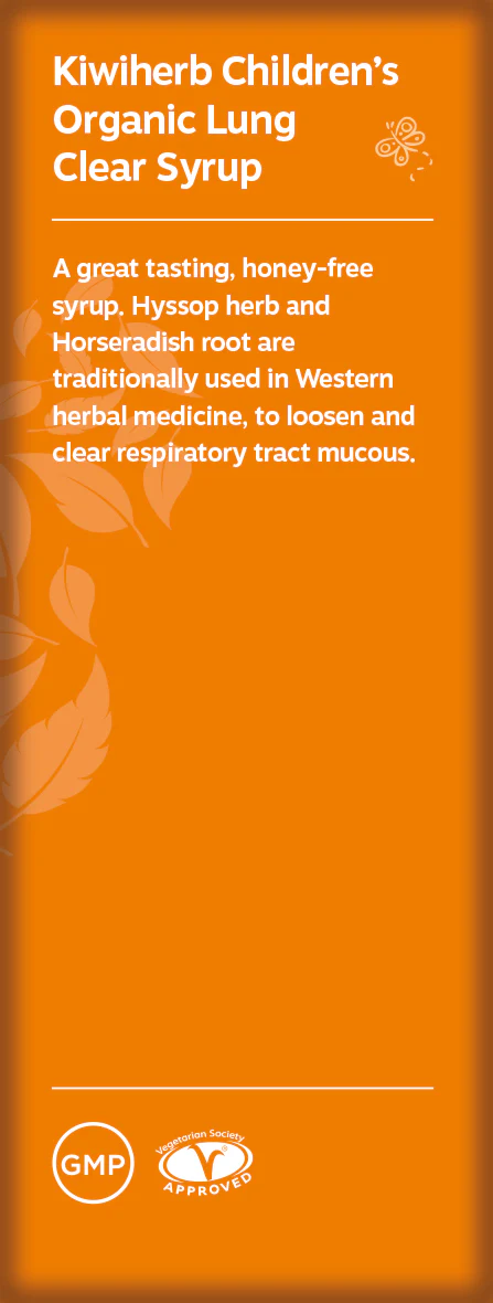 Kiwiherb Children's Organic Lung Clear Syrup - Image 8