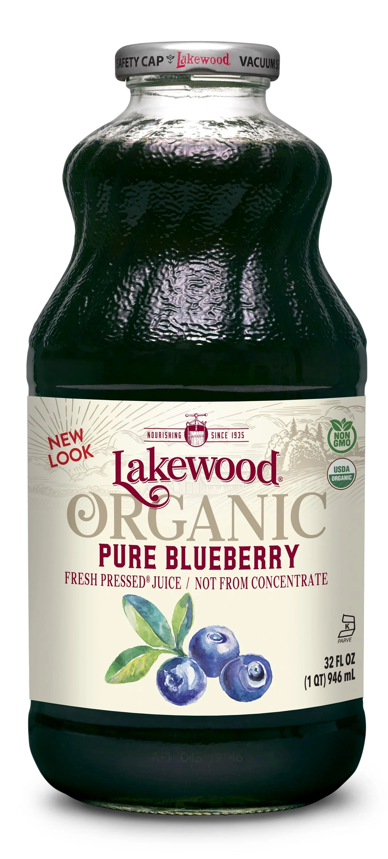 Lakewood Organic Juice Blueberry 946ml