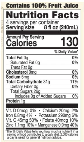 Lakewood Organic Juice Pineapple 946ml - Image 3