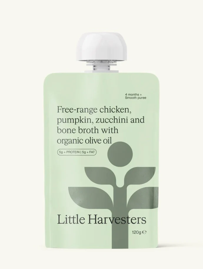 Little Harvesters Pouch Free-range chicken 120g - Box of 6