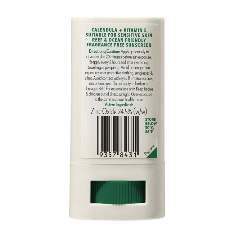 Little Urchin BABY Natural Zinc Stick Clear SPF 50+ 20g - Image 3