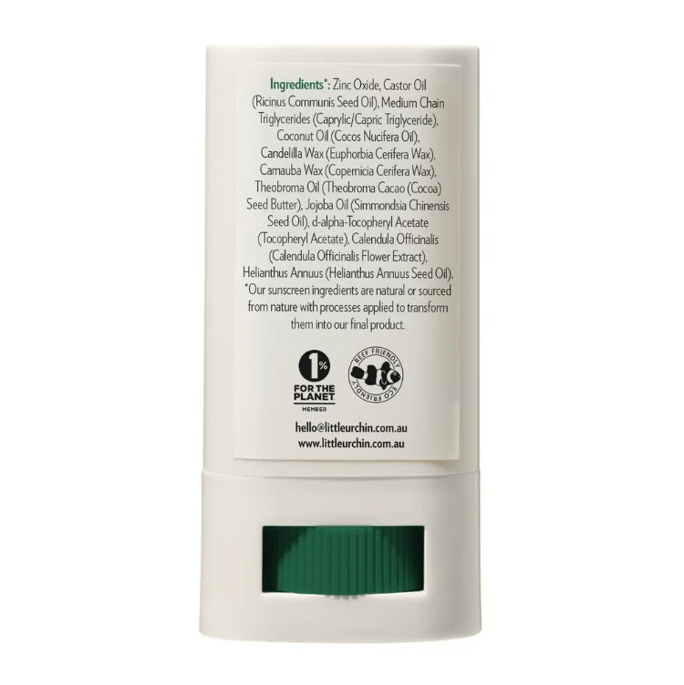 Little Urchin BABY Natural Zinc Stick Clear SPF 50+ 20g - Image 4