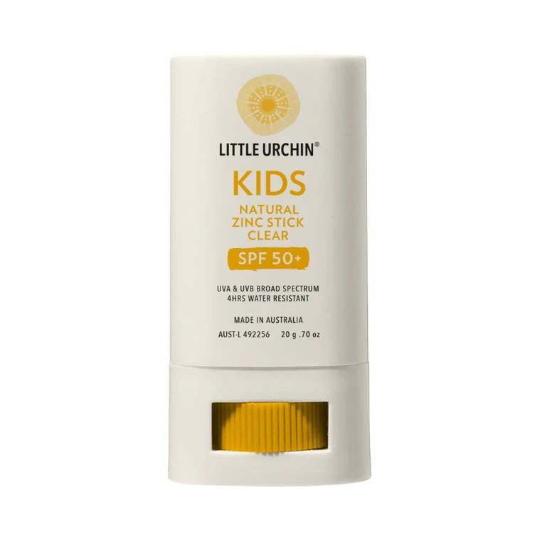 Little Urchin KIDS Natural Zinc Stick Clear SPF 50+ 20g