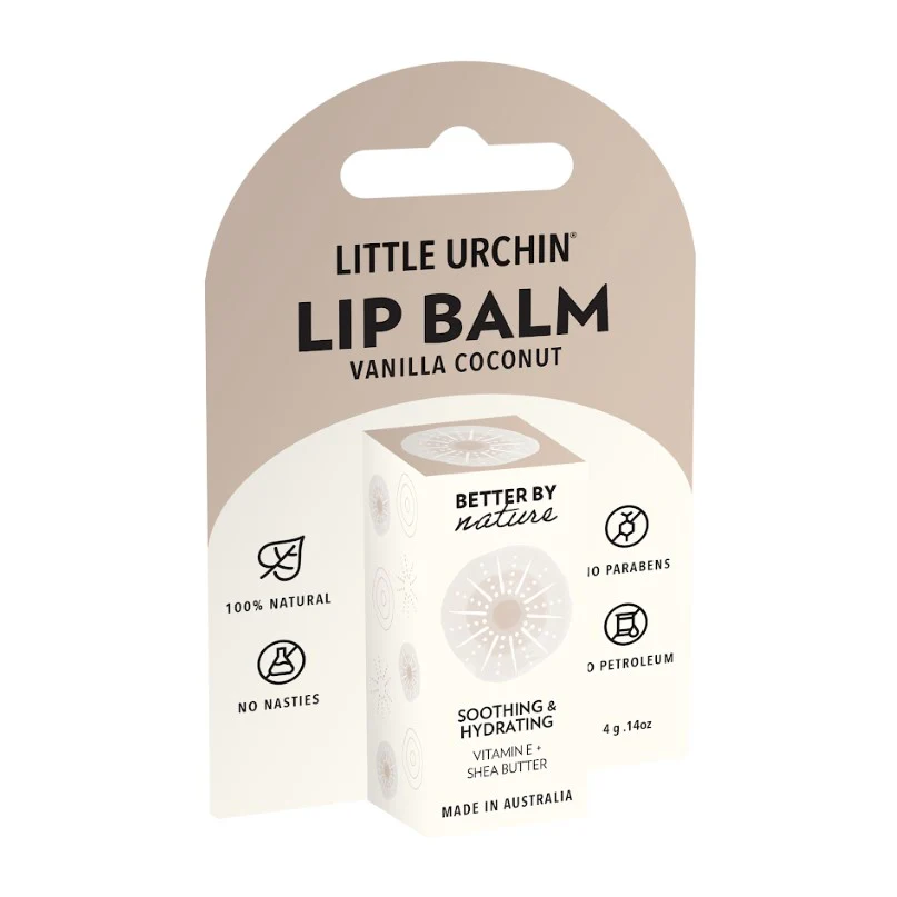 Little Urchin Lip Balm Vanilla Coconut 4g